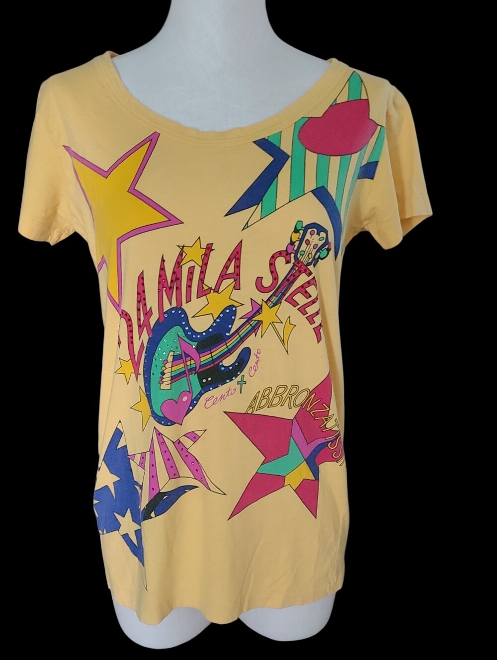 Cento X Cento By Iceberg 1991 Pop-Art Cotton T-shirt